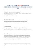 WGU C721 EXAM 2025-2026 VERIFIED QUESTIONS AND CORRECT ANSWERS GRADED A&plus;