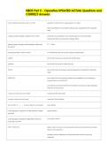 NBDE Part II - Operative UPDATED ACTUAL Questions and   CORRECT Answers