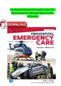 9780138223861-Ultimate EMT Exam Prep Guide&colon; Test Bank for Prehospital Emergency Care &lpar;12th Ed&rpar; by Joseph J&period; Mistovich&comma; Keith J&period; Karren&comma; and Brent Q&period; Hafen