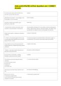 nbde part2 UPDATED ACTUAL Questions and  CORRECT  Answers