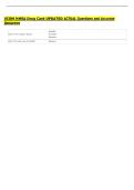 VCOM MHSA Drug Card UPDATED ACTUAL Questions and Accurate Answers
