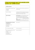 PATIENT MANAGEMENT NBDE PART 2 UPDATED ACTUAL  Questions and  CORRECT Answers