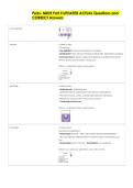 Peds- NBDE Part II UPDATED ACTUAL Questions and   CORRECT Answers
