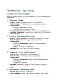 neet biology plant kingdom notes