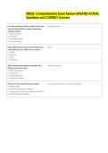 NR222- Comprehensive Exam Review UPDATED ACTUAL  Questions and CORRECT Answers