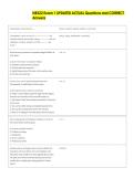 NR222 Exam 1 UPDATED ACTUAL Questions and CORRECT  Answers 