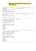 NR222 Exam 2 quiz UPDATED ACTUAL Questions and  CORRECT Answers 