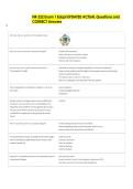 NR-222 Exam 1 Edapt UPDATED ACTUAL Questions and  CORRECT Answers