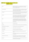 NR222 Quiz 1 UPDATED ACTUAL Questions and  CORRECT Answers