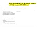 NR 546 FINAL EXAM VERSION 1 AND VERSION 2 UPDATED  ACTUAL Questions and CORRECT Answers 