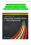 TEST BANK for Essentials of Nursing Leadership & Management&comma; 8th Edition by Sally A&period; Weiss &mdash; Verified Questions & Answers for Chapters 1&ndash;16 A&plus;