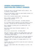 GENERAL REQUIREMENTS ICC QUESTIONS AND CORRECT ANSWERS