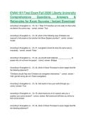 EVAN 101 Final Exam Fall 2020&excl; Liberty University Comprehensive Questions&comma; Answers & Rationales for Exam Success &vert; Instant Download