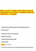 SNSA sonicOS 7 EXAM LATEST REAL EXAM 100 QUESTIONS AND CORRECT ANSWERS &lpar;VERIFIED ANSWERS&rpar; A&plus; GRADED&period;pdf