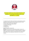 NUR 5461 MODULE 3 EXAM QUESTIONS AND  CORRECT ANSWERS WITH RATIONALES  GRADED A&plus; LATEST