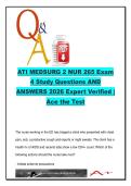 ATI MED SURGE   EXAM COMPLETE PACKAGE DEAL