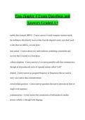 Ems chapter 4 Exam Questions and Answers Graded A&plus;