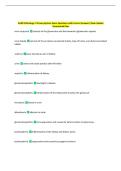 AAMI Pathology 2 Urinary System Exam Questions with Correct Answers