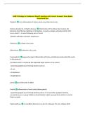 AAMI Pathology for Embalmers Week 3 Questions with Correct Answers&vert; New Update 