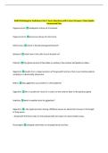 AAMI Pathology for Embalmers Unit 7 Exam Questions with Correct Answers&vert; New Update
