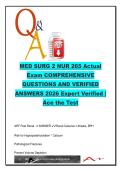 NUR 265 Med Surg 2 Exam Questions &lpar;130 Qs&rpar; &ndash; Nursing 2026 &vert; Endocrine&comma; Cardiac&comma; Renal&comma; Neuro