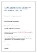 WV REAL ESTATE FINAL EXAM QUESTIONS AND ANSWERS &lpar;VERIFIED AND WELL DETAILED ANSWERS&rpar; LATEST UPDATE 2026 