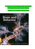 TEST BANK for An Introduction to Brain and Behavior&comma; 7th Edition by Bryan Kolb & Ian Q&period; Whishaw &mdash; Verified Questions & Answers for Chapters 1&ndash;16 A&plus;