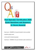 Pool Operator Certification Exam 2026 &lpar;100&plus; Qs&rpar; &ndash; Water Chemistry&comma; Safety&comma; Algae&comma; Disinfectants&comma; Filtration