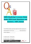 USPA Skydiving C License Exam 2026 &lpar;50&plus; Qs&rpar; &ndash; BSRs&comma; Canopy Control&comma; Wingsuit&comma; FAA Rules&comma; Safety Procedures