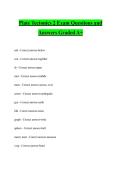 Plate Tectonics 2 Exam Questions and Answers Graded A&plus;