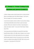 S7 - Module 8 - Virtual Training Exam Questions and Answers Graded A&plus;