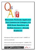 Wisconsin Pesticide Applicator Exam &ndash; Commercial Category 6 &lpar;Ornamental & Turf&rpar; 2026 &lpar;90&plus; Qs&rpar; &vert; Herbicides&comma; Drift&comma; IPM&comma; Labels