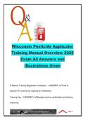 Wisconsin Pesticide Applicator Manual Overview 2026 &lpar;140&plus; Qs&rpar; &ndash; Labeling&comma; PPE&comma; IPM&comma; Calibration&comma; Drift&comma; Storage