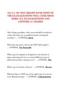SACA C 101 TEST 2026&sol;2027 BANK &sol;MOST OF  THE EXAM QUESTIONS WILL COME FROM  HERE&sol; ALL EXAM QUESTIONS AND  ANSWERS&sol; A&plus; GRADED 