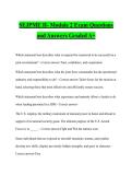 SEJPME II- Module 2 Exam Questions and Answers Graded A&plus;