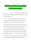 SEJPME II Module 2 Exam Questions and Answers Graded A&plus;