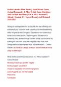 Scribe America Final Exam &vert;&vert; Most Recent Exam &vert;Actual Frequently & Most Tested Exam Questions And Verified Solutions &vert; Get It 100&percnt; Accurate&excl;&excl; Already Graded A&plus; &vert; Newest Exam &vert; Just Released 2026&sol;2027