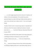 SEJPME II Exam Questions and Answers Graded A&plus;