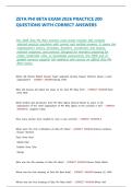 ZETA PHI BETA EXAM 2026 PRACTICE 200 QUESTIONS WITH CORRECT ANSWERS 