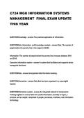 WGU C483  PRINCIPLES OF  MANAGEMENT LATEST EXAM 2025 2026 400 QUESTIONS WITH VERIFIED  ANSWERS 