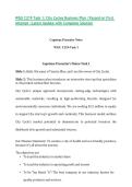 WGU C219 Task 1&colon; City Cycles Business Plan &vert;Passed on First Attempt &vert;Latest Update with Complete Solution
