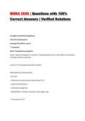 MSRA 2026 &vert; Questions with 100&percnt; Correct Answers &vert; Verified Solutions