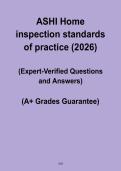 ASHI Home Inspection Standards of Practice 2026 &vert; Complete Guide & Reference