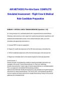 AIR METHODS Pre-Hire Exam&colon; COMPLETE Simulated Assessment - Flight Crew & Medical Role Candidate Preparation