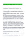 DBMS EXAM 1 QUESTIONS AND ANSWERS &lpar;GRADED A&rpar;