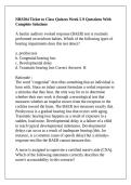 NRS204 Ticket to Class Quizzes Week 5-9 Questions With Complete Solutions