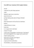 Nurs 2009 Exam 1 Questions With Complete Solutions