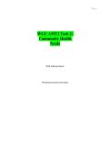 WGU AMT 2 Task 2&colon; Community Health Needs &vert;Accurate&vert;Verified