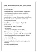 NURS 8006 Midterm Questions With Complete Solutions