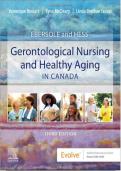 Gerontological Nursing Healthy Aging &lpar;Canadian Edition&comma; 3rd Edition&rpar; &ndash; Nursing Education &ndash; Ebersole & Hess &ndash; Complete Test Bank Practice Questions with Answers